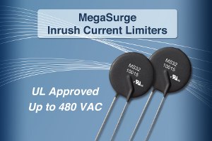 Mega Surge Inrush Current Limiters - UL Approved up to 480 VAC