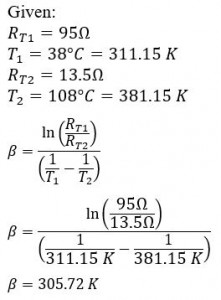 15k Thermistor Chart