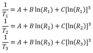 Steinhart and Hart Equations 2-4