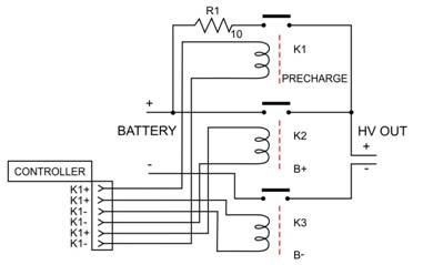 pre-charge circuit for a battery system